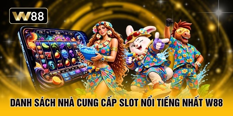 Danh sách nhà cung cấp slot nổi tiếng nhất W88